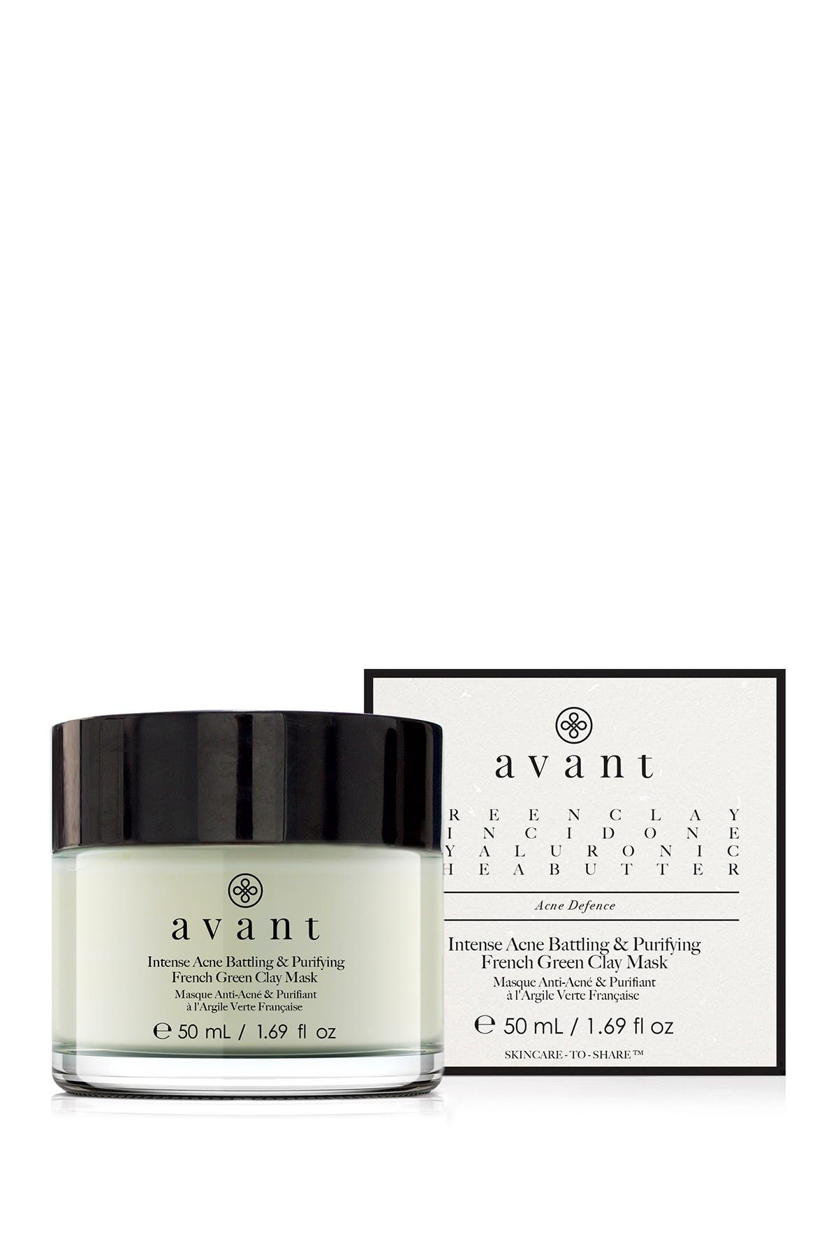 Avant Intense Acne Battling Purifying French Green Clay Mask Nordstrom Rack