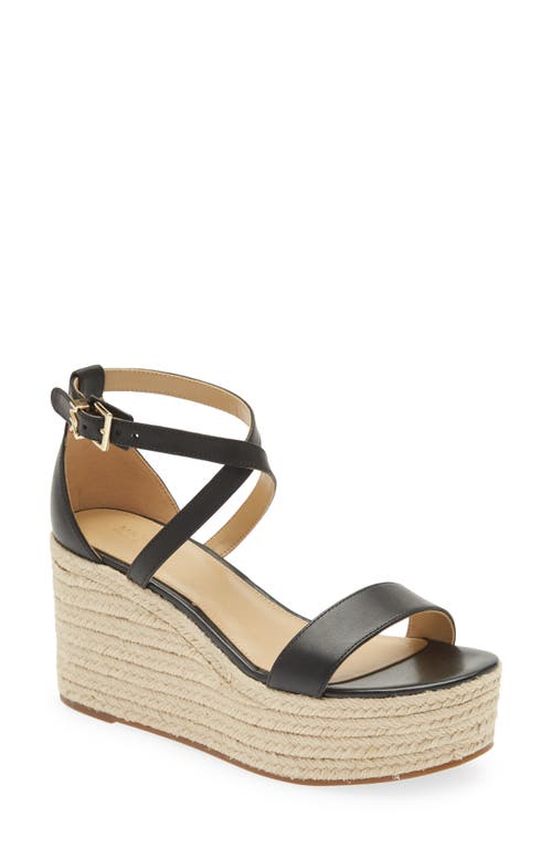 UPC 196108439030 product image for MICHAEL Michael Kors Serena Wedge Espadrille in Black at Nordstrom, Size 7.5 | upcitemdb.com