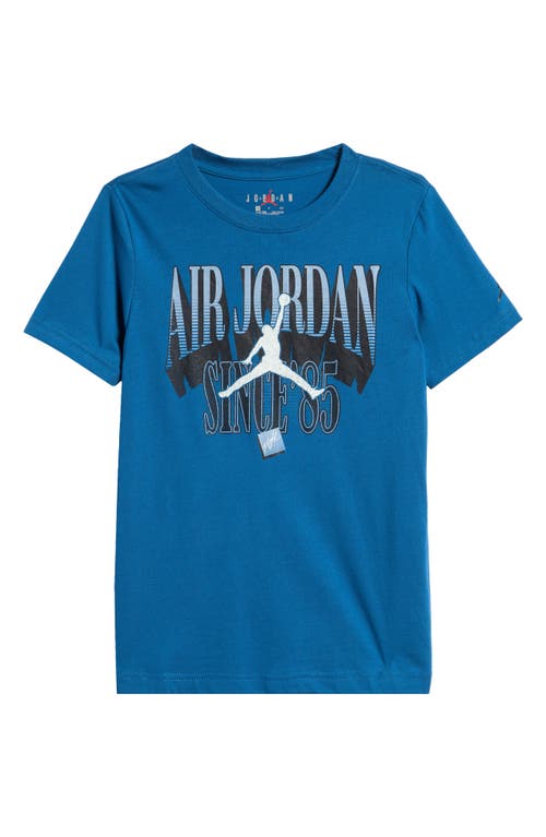 Shop Jordan Kids' Since '85 Graphic T-shirt In Industrial Blue