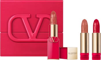 Valentino Rosso Valentino 3-Piece Refillable Lipstick Set