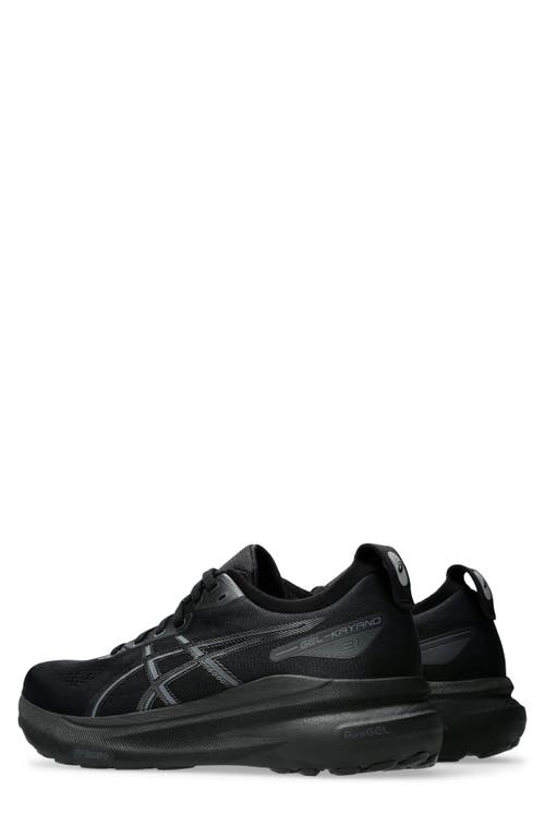 Shop Asics ® Gel-kayano® 31 Running Shoe In Black/black