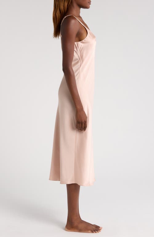 Shop Lunya Washable Silk Slipdress Nightgown In Delicate Pink