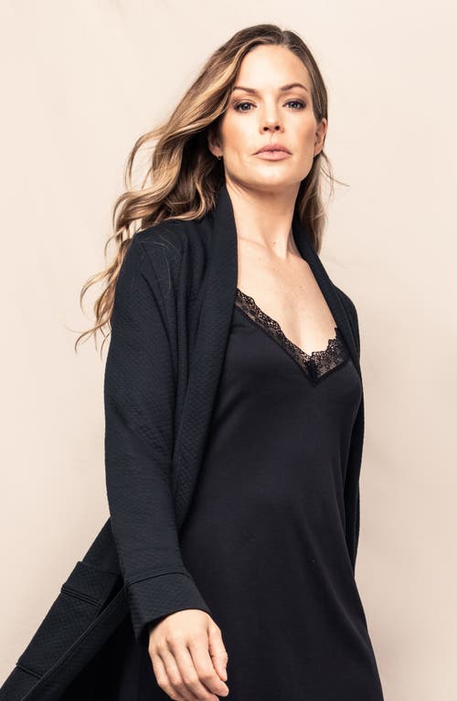 PETITE PLUME PETITE PLUME OPHELIA PIMA COTTON MATELASSÉ ROBE 