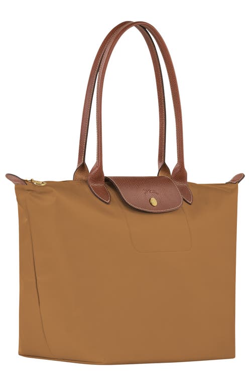 Shop Longchamp Large Le Pliage Tote In Fawn