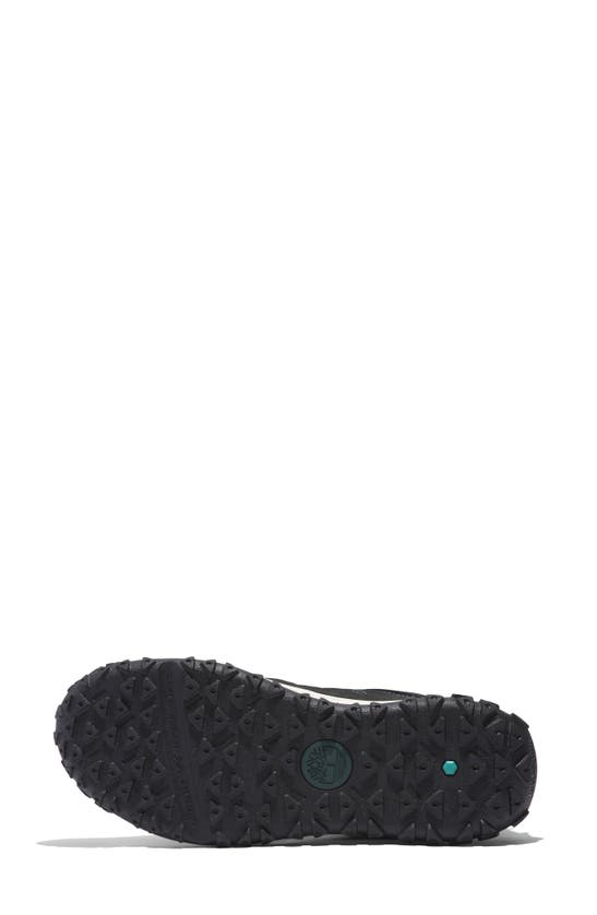 Timberland Women's Greenstride Motion 6 Leather Hiking Boots From Finish Line In Black Nubuck With White