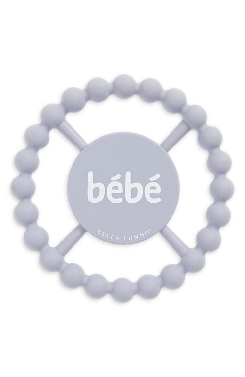 Bella Tunno Bébé Silicone Teether in Purple at Nordstrom