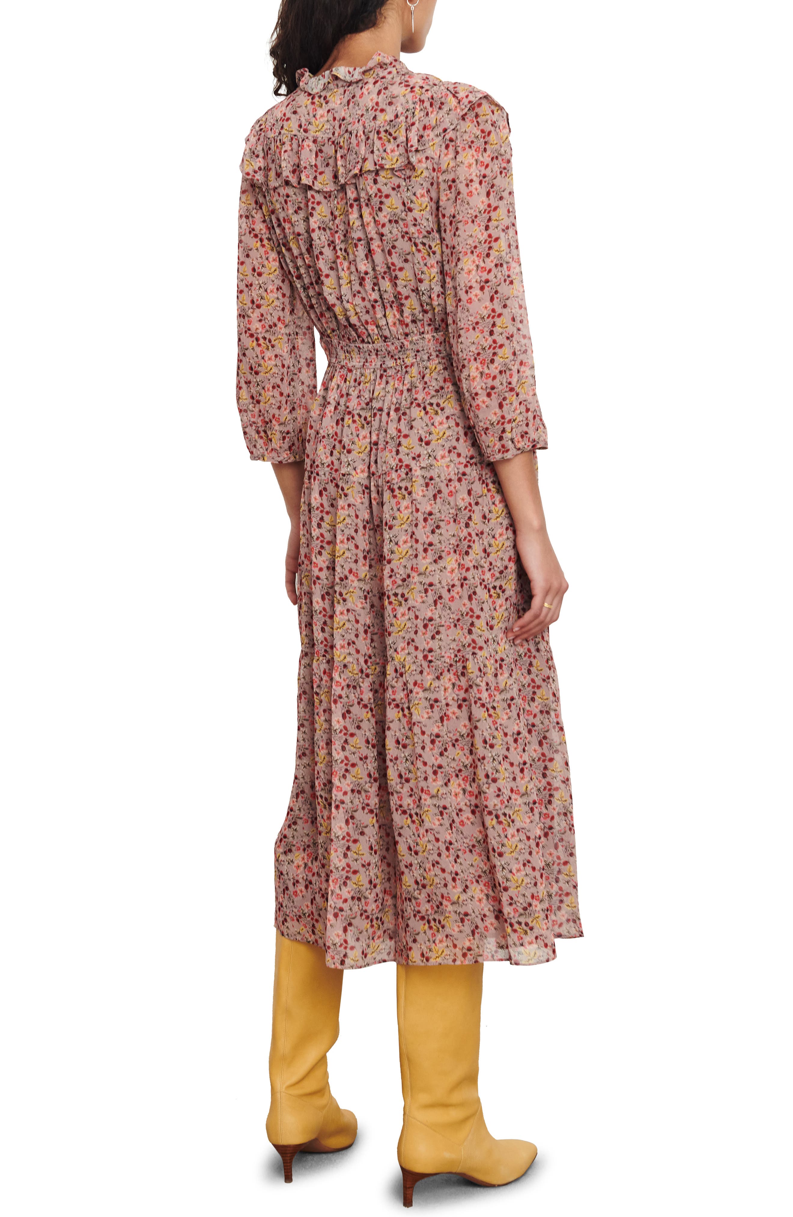 Ba Sh Maggy Floral Button Front Dress Nordstrom