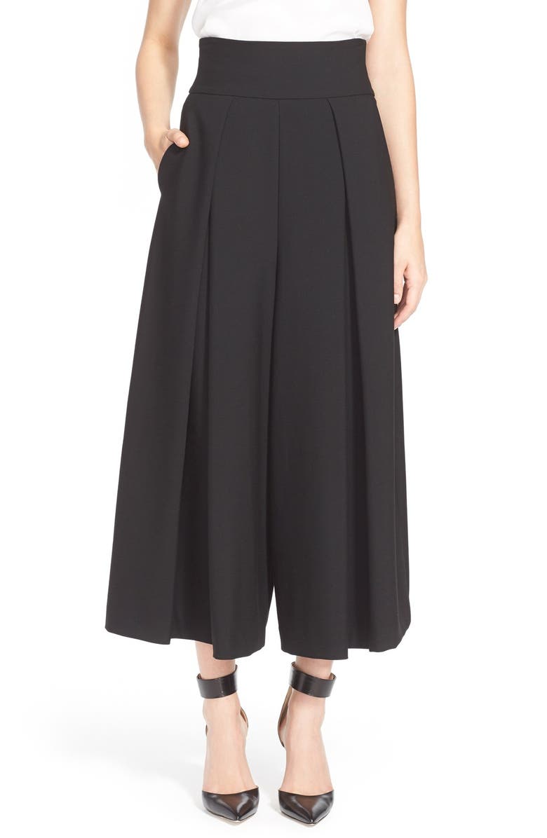 Milly Double Face Crepe Culottes | Nordstrom