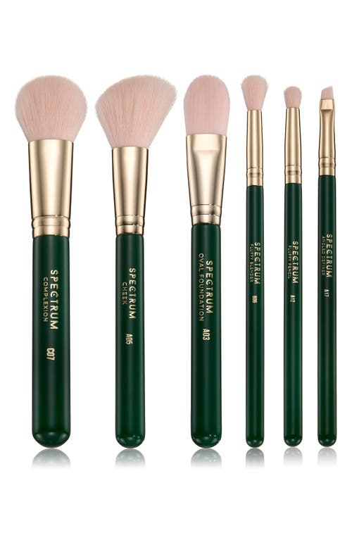 SPECTRUM SPECTRUM TRAVEL BOOKS COLLECTION LONDON 6-PIECE MAKEUP BRUSH SET