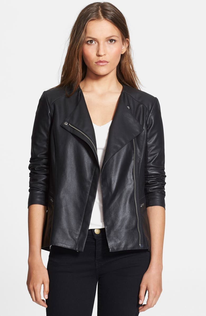 Veda 'Aires' Asymmetrical Zip Leather Jacket | Nordstrom