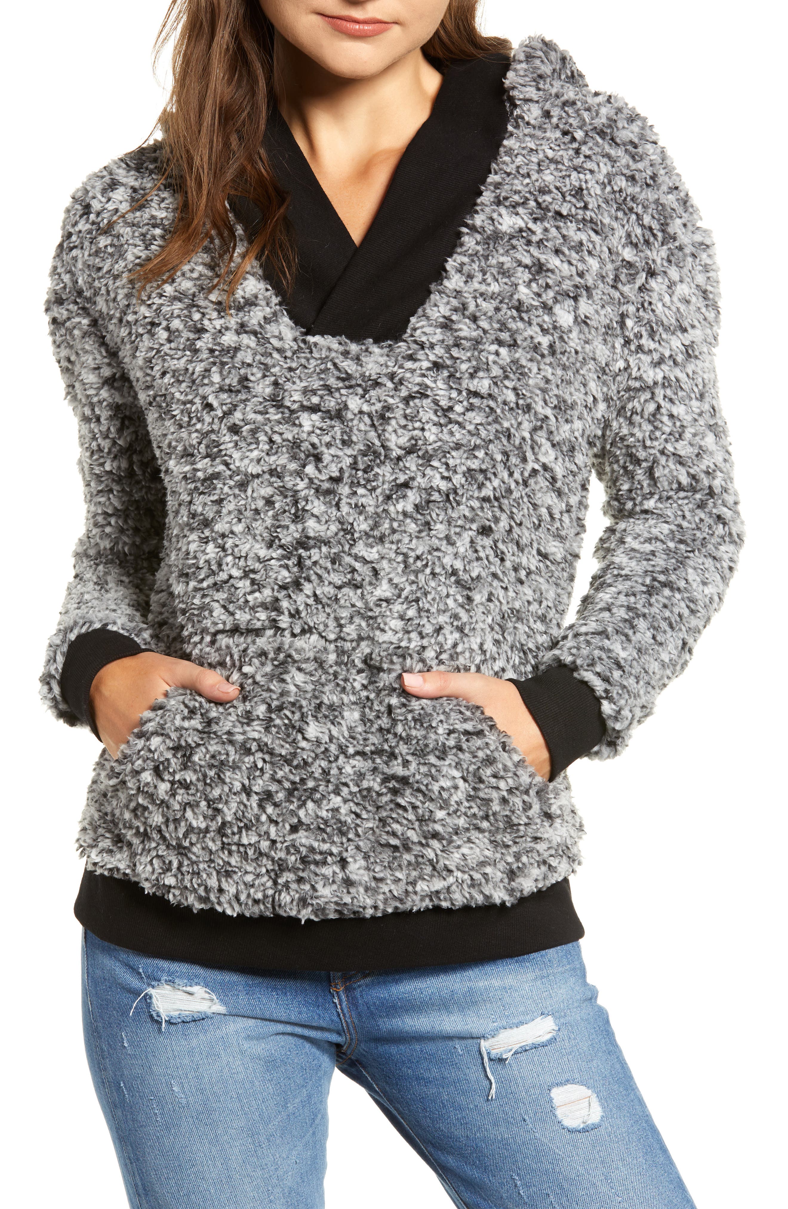 women's sherpa pullover nordstrom