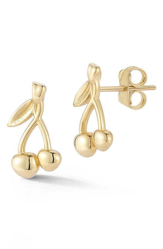 Ember Fine Jewelry 14k Gold Cherry Stud Earrings
