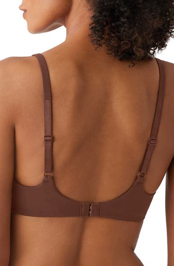 Wacoal How Perfect Contour 36D Brown Wire Free Lightly Lined T-Shirt Bra  852189