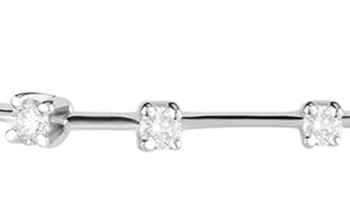 Shop Lana Solo Moveable Diamond Bracelet In White Gold