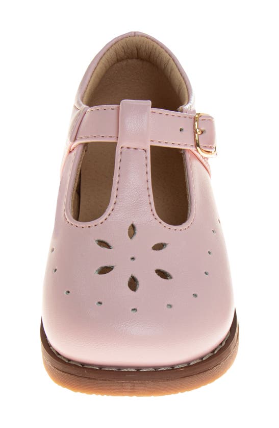 Shop Josmo Kids' T-strap Flat In Pink