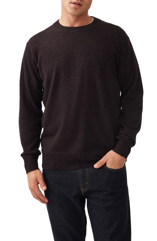 Rodd & Gunn Christchurch Wool & Cashmere Crewneck Sweater in Black Fig 