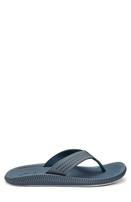 Shop Olukai Ulele Flip Flop In Storm/storm