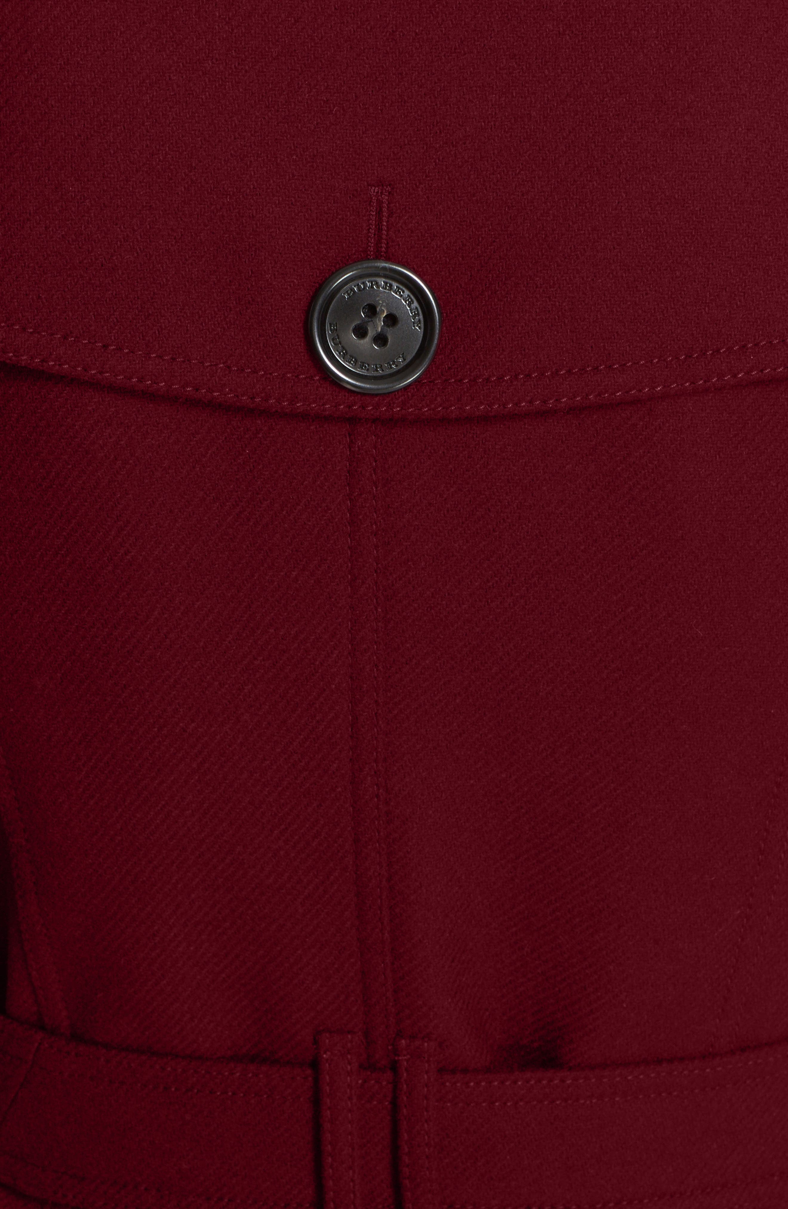 gibbsmoore funnel collar trench coat