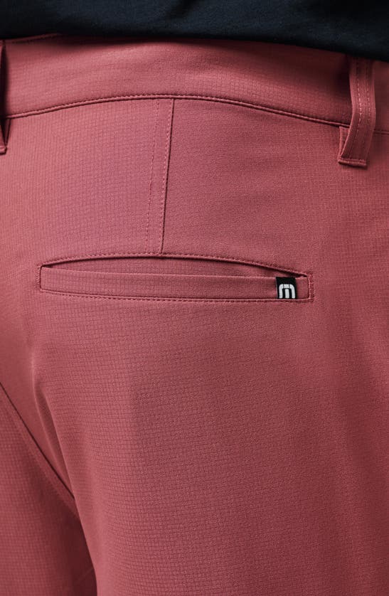 Shop Travismathew Wanderlust Chino Shorts In Roan Rouge