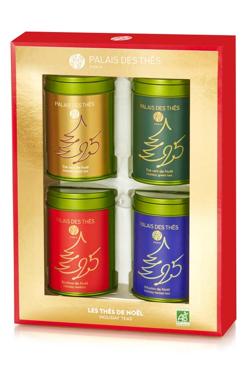 Palais des Thés Les Thés de Noël Assorted Loose Tea Gift Set in Red at Nordstrom, Size One Size Oz