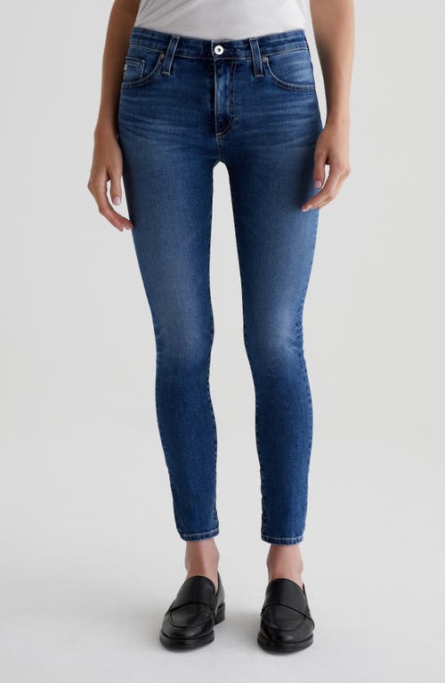 Shop Ag Farrah Mid Rise Ankle Skinny Jeans In Lucerne