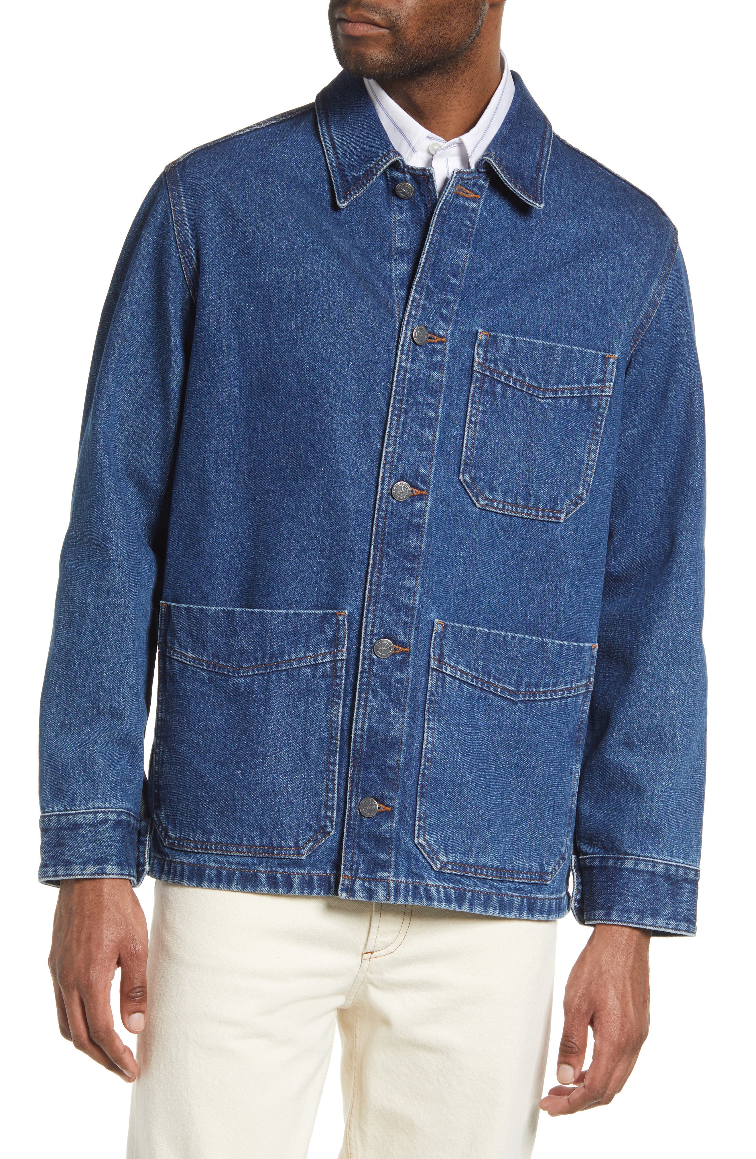 A.P.C. Stefano Denim Shirt Jacket 
