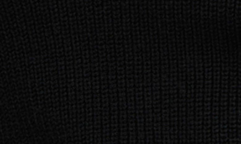 Shop Mango Contrast Trim Rib Polo Sweater In Black