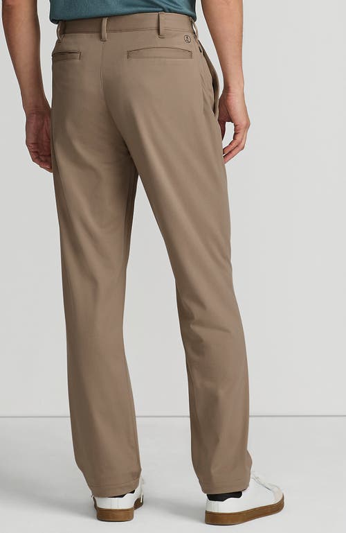 Shop Lands' End Traditional Fit Flex Performance Golf Pants In Khaki