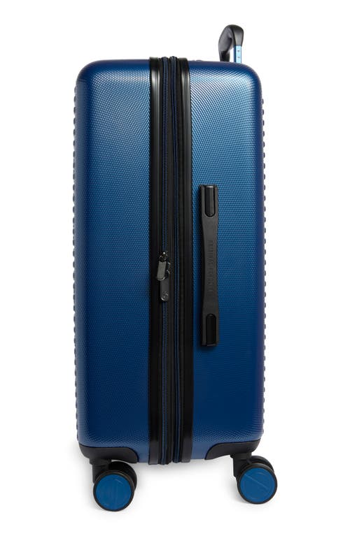 Shop Original Penguin Dexter 25-inch Hardside Spinner In Metallic Blue
