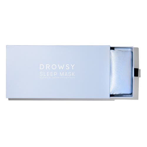 Drowsy Sleep Co . Silk Sleep Mask In Blue Belle