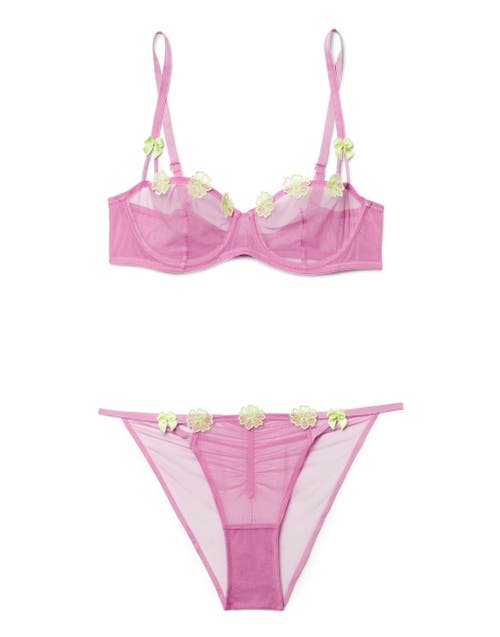 Adore Me Meadow Unlined Balconette Bra In Medium Purple