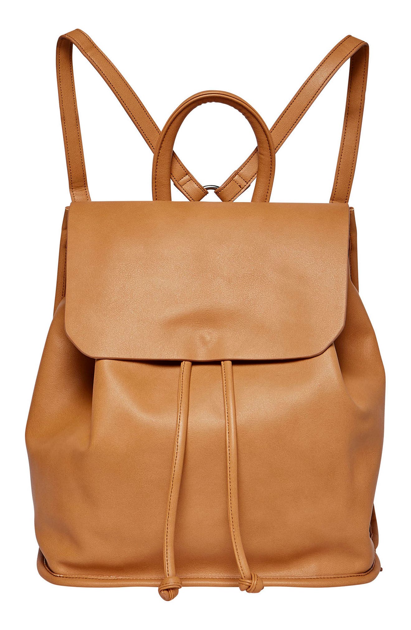 Urban Originals Midnight Vegan Leather Flap Backpack Nordstrom