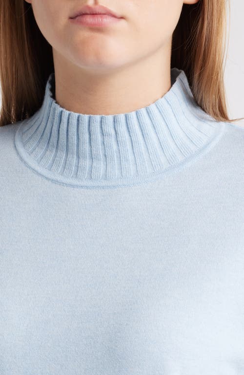 Shop Caslonr Caslon(r) Mock Neck Tunic Sweater In Blue Falls