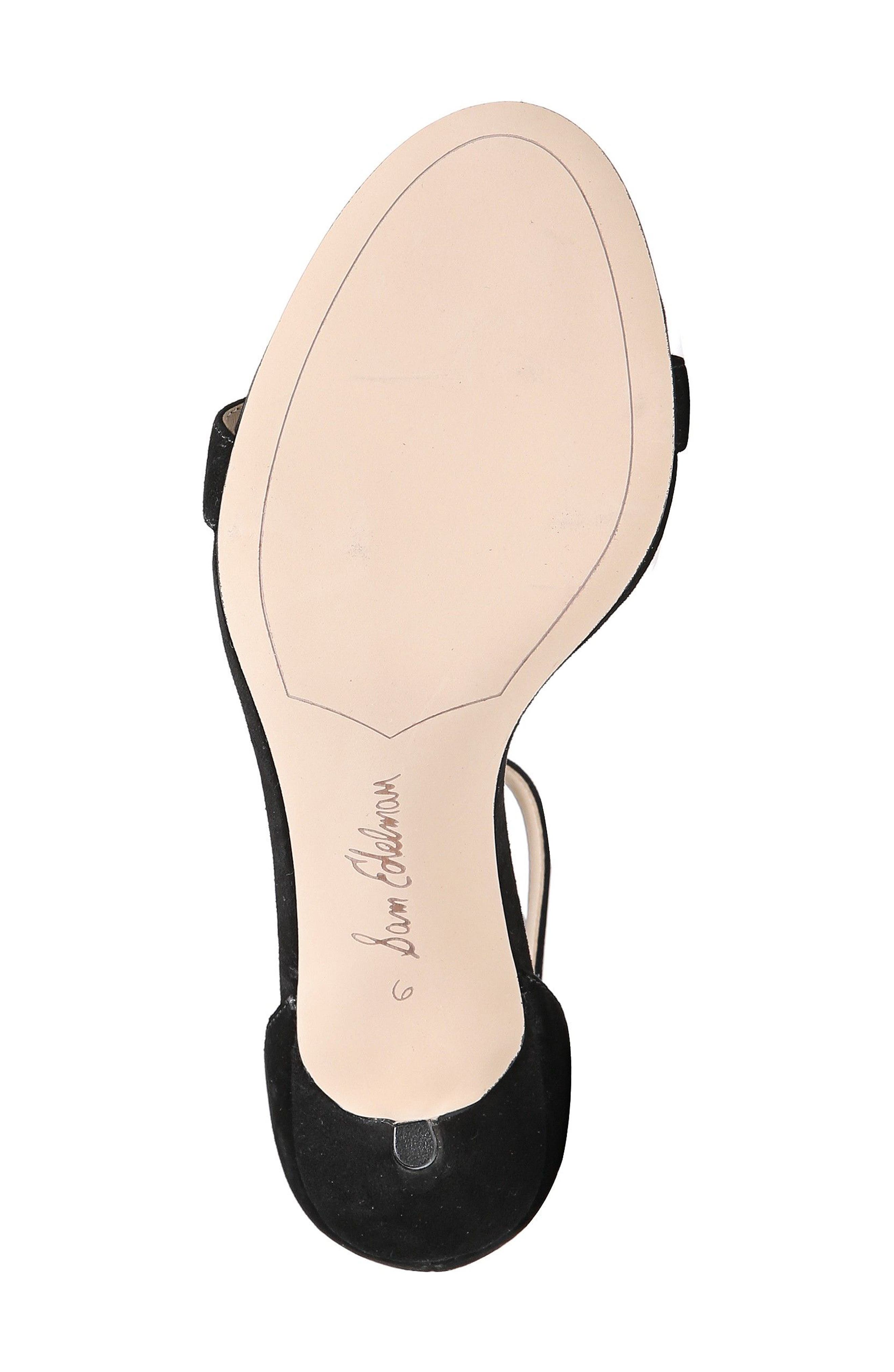 SAM EDELMAN,
                            'Patti' Ankle Strap Sandal,
                            Alternate thumbnail 165, color,
                            005