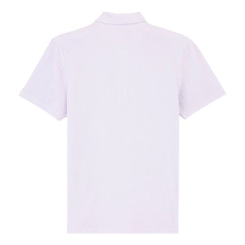 Vilebrequin Solid Terry Polo In Hortensia