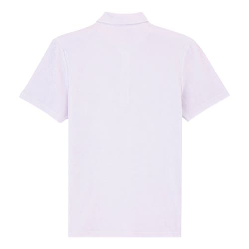 Shop Vilebrequin Solid Terry Polo In Hortensia