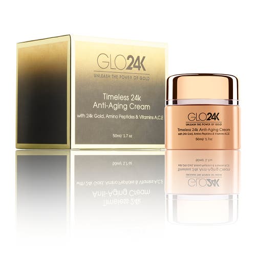 GLO24K UNLEASH THE POWER OF GOLD GLO24K UNLEASH THE POWER OF GOLD TIMELESS 24K ANTI-AGING CREAM