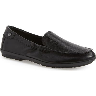 Hush Puppies Aidi Moc Toe Slip-On- Black