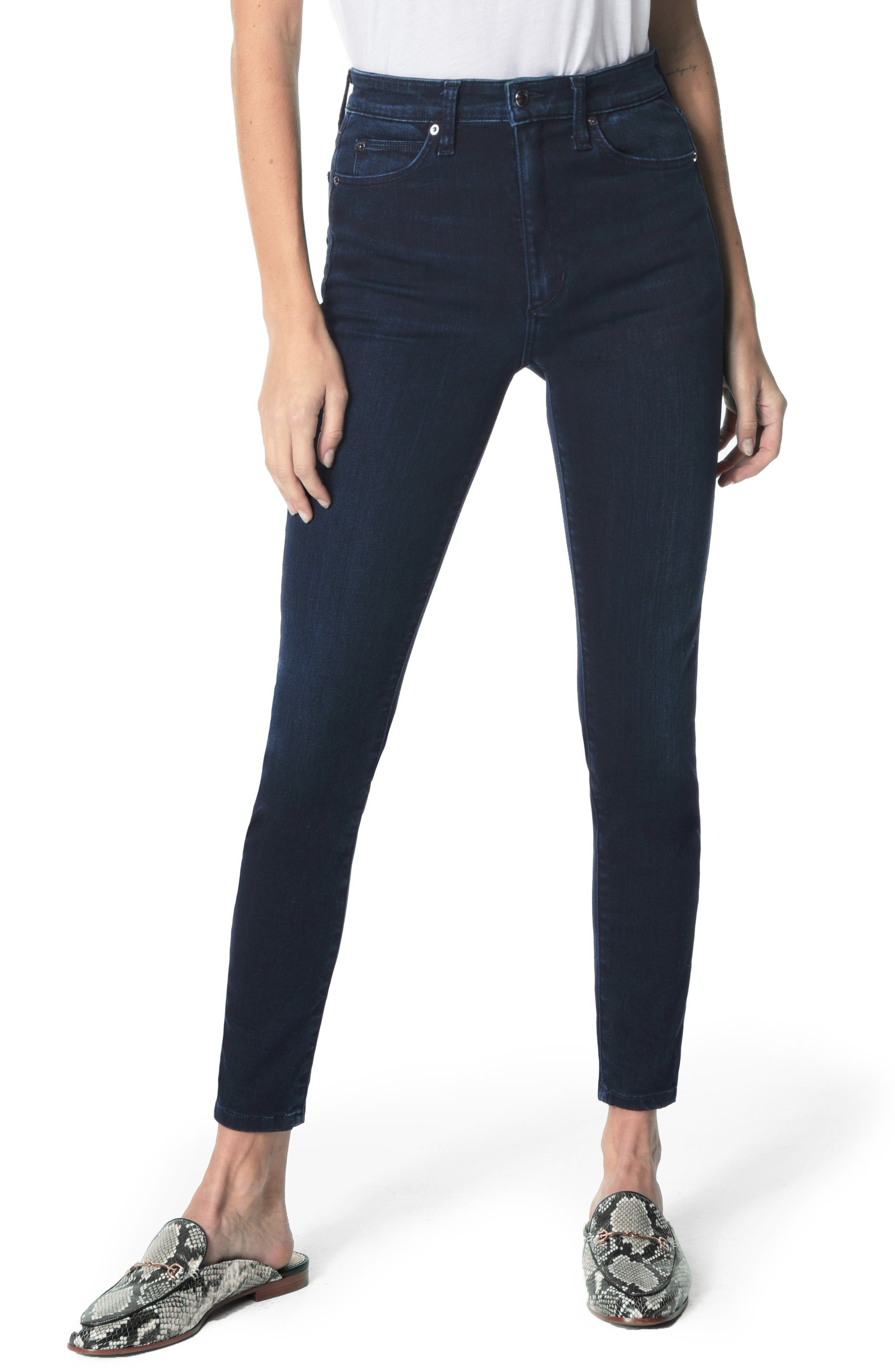 Joe's Flawless Charlie High Waist Ankle Skinny Jeans (Cassidie