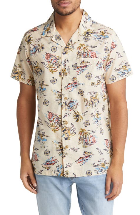 Lids Milwaukee Brewers Tommy Bahama Sport Tiki Luau Button-Up