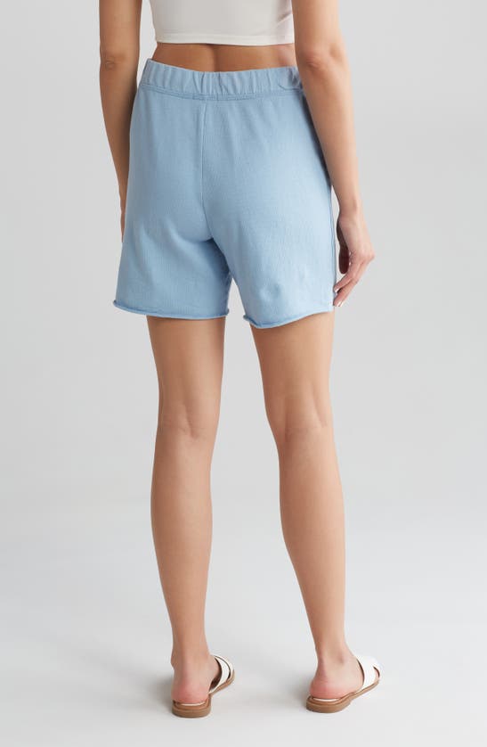Shop James Perse French Terry Shorts In Delta