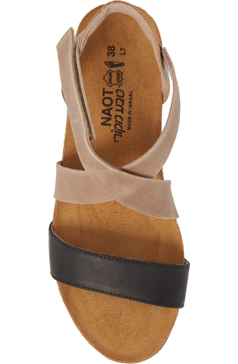 Naot Vixen Wedge Sandal, Alternate, color, 