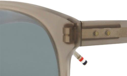 Shop Thom Browne 55mm Fashion Square Sunglasses In Satin Grey Crystal