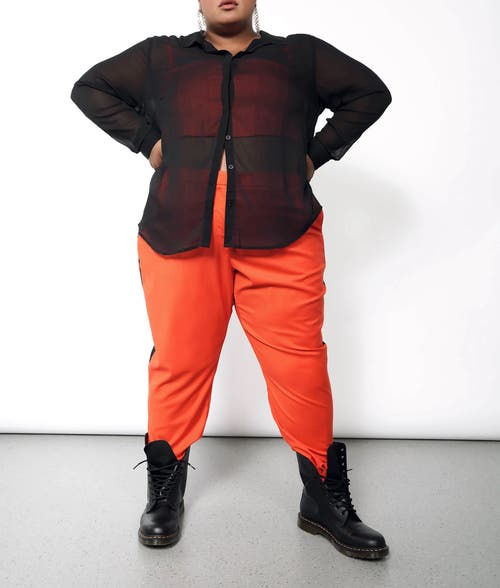 Wildfang The Empower Long Sleeve Button Up In Black