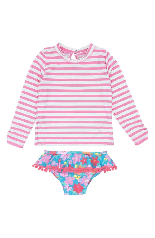 Feather 4 Arrow Kids' Sandy Toes Two-Piece Swimsuit in Prism Pink at Nordstrom, Size 6