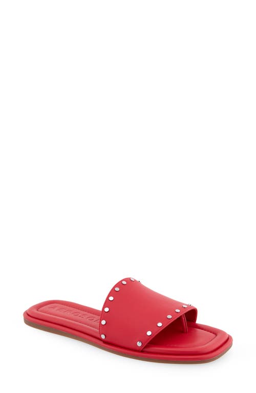 Shop Aerosoles Blake Flip Flop In Racing Red Leather