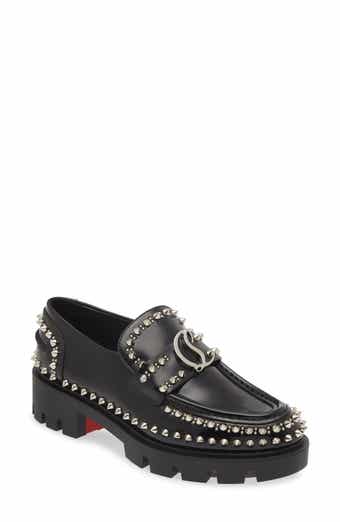 Christian louboutin 2025 studded loafers