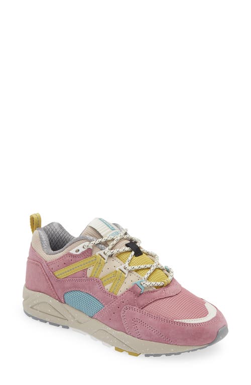 Shop Karhu Gender Inclusive Fusion 2.0 Sneaker In Lilas/golden Green