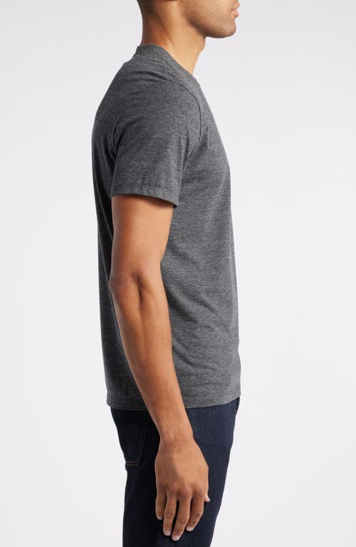 Ag Bryce Heathered Crewneck T-shirt In Heather Charcoal
