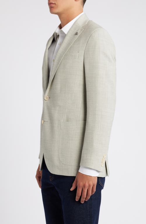 Shop Jack Victor Hampton Stretch Wool Sport Coat In Light Grey